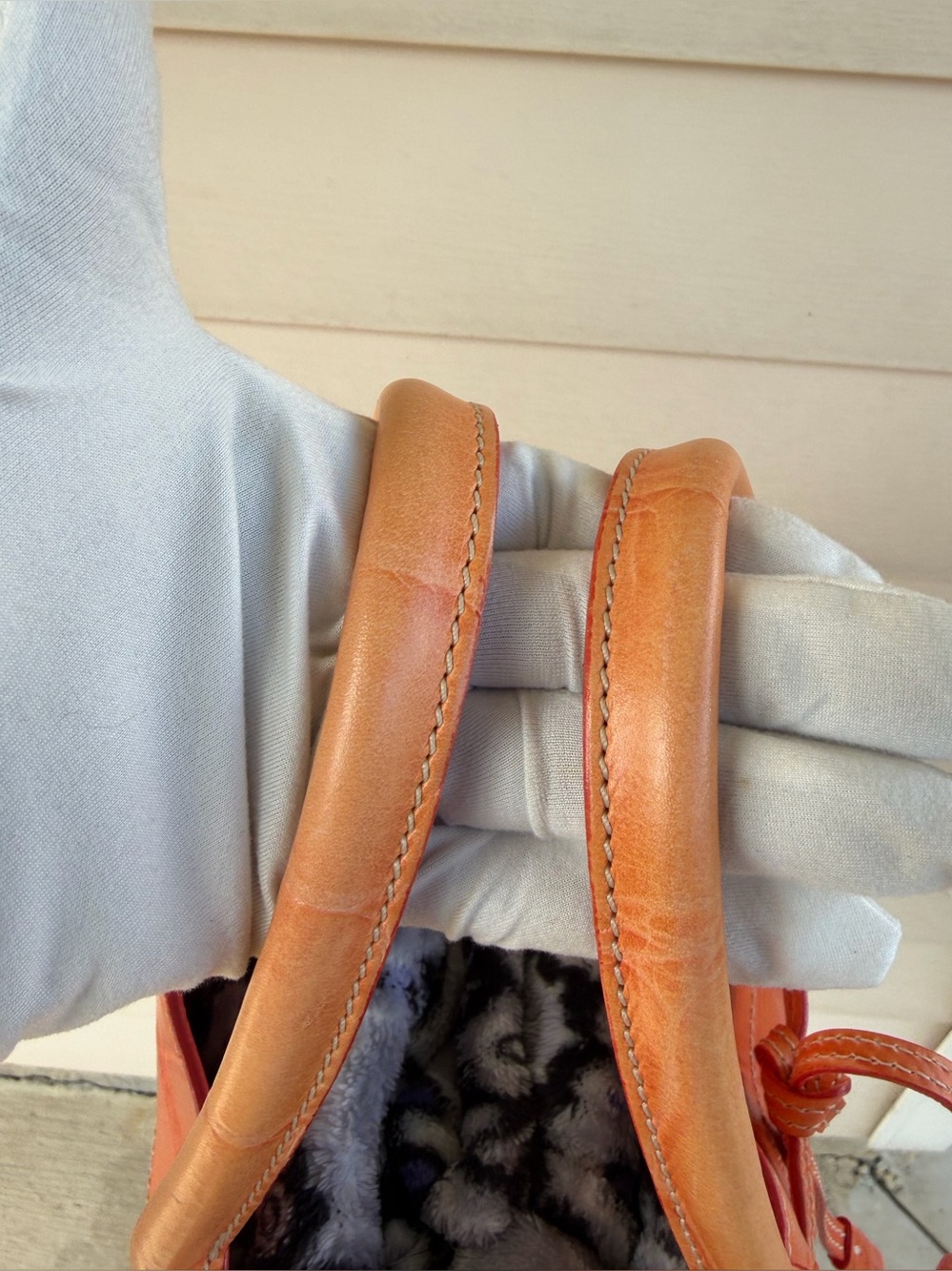 Dooney & Bourke Orange Crocodile Embossed Collector's Edition Rare Find, EUC - Picture 6 of 15